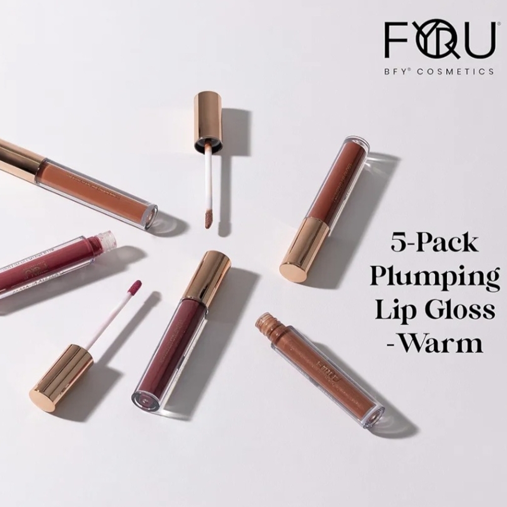⬇️⬇️⬇️PRICE DROP! 5-Piece Lip Gloss Set - Warm Tones